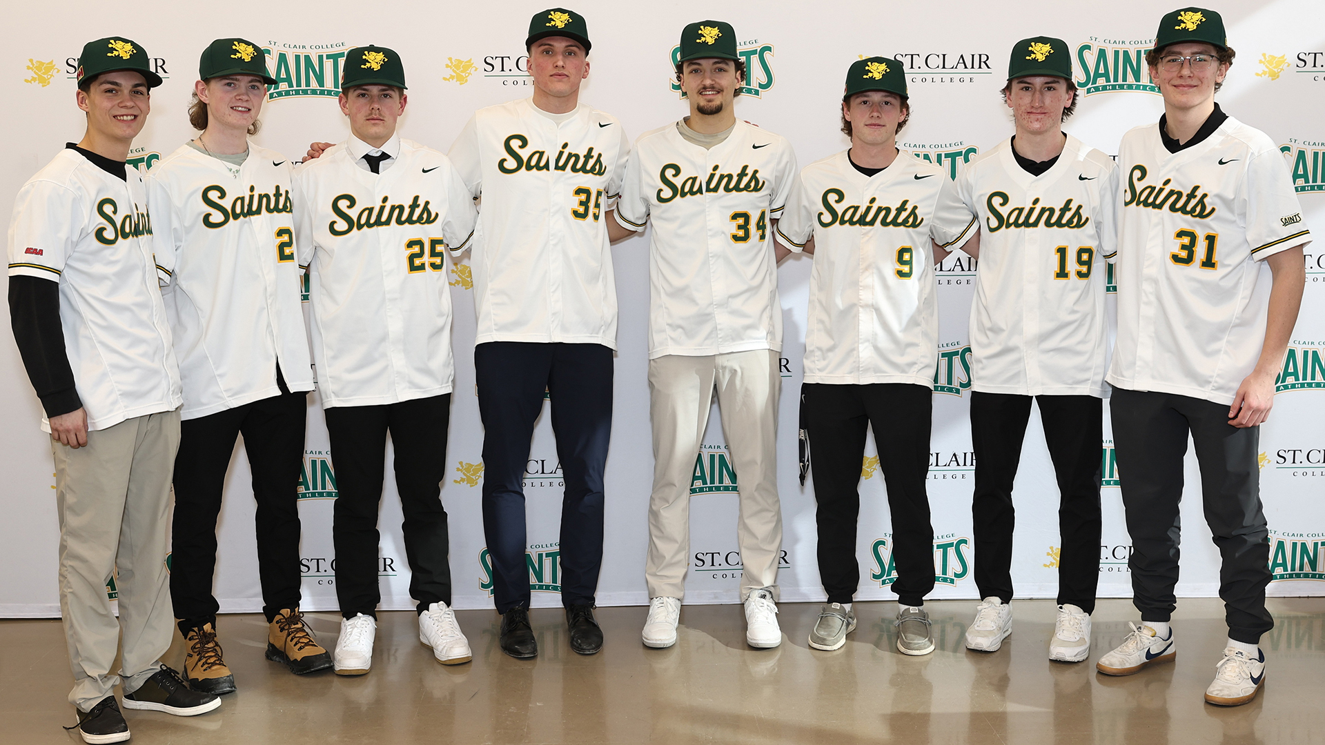 (L to R): Mylo Wasileff, Ethan Watkins, Tanner Luker, Ty Smith, Logan McCandless, James Casey, Nick McMillan, Cameron Grondin.