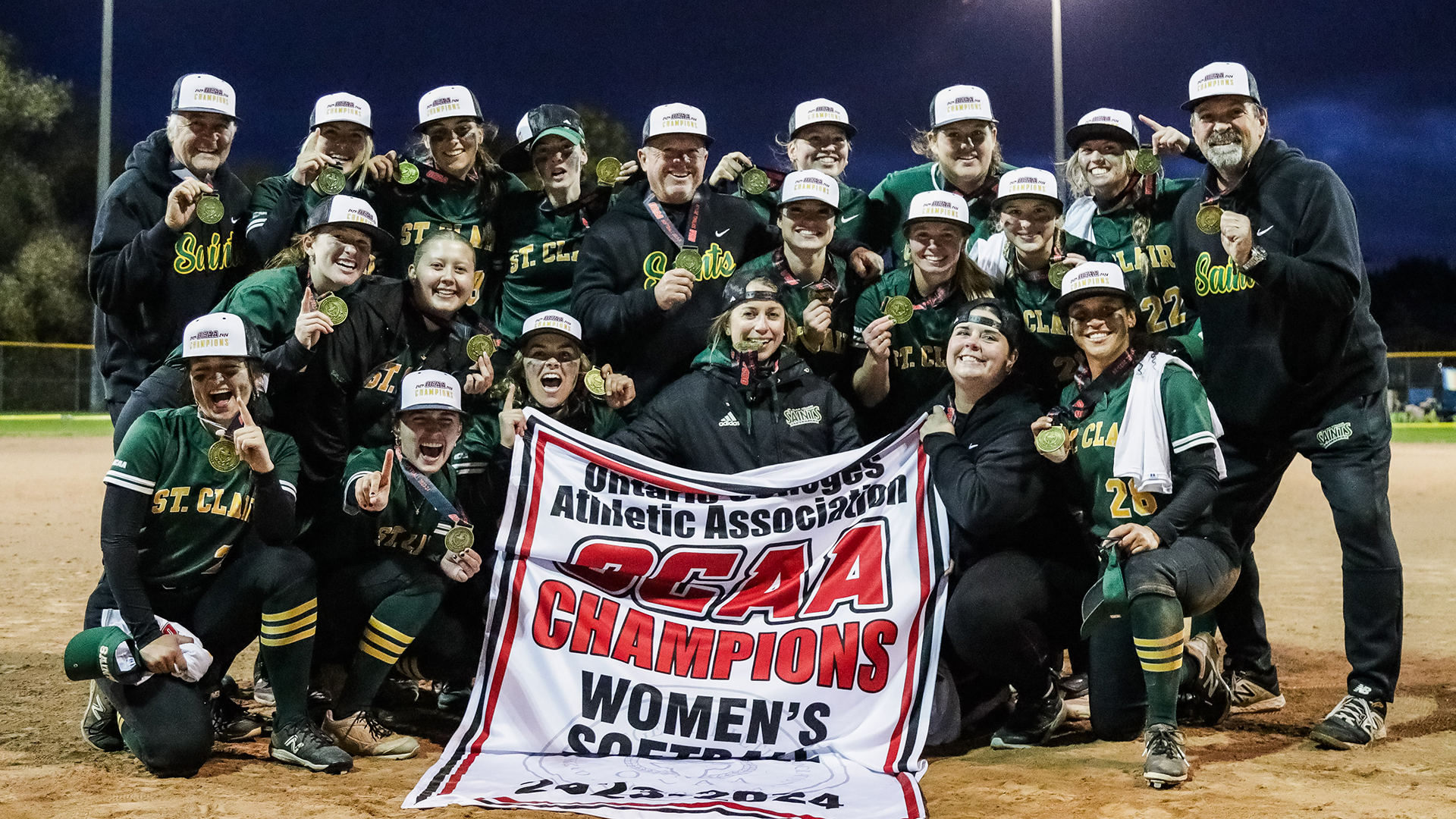 Women's Softball Win Second Consecutive OCAA Gold