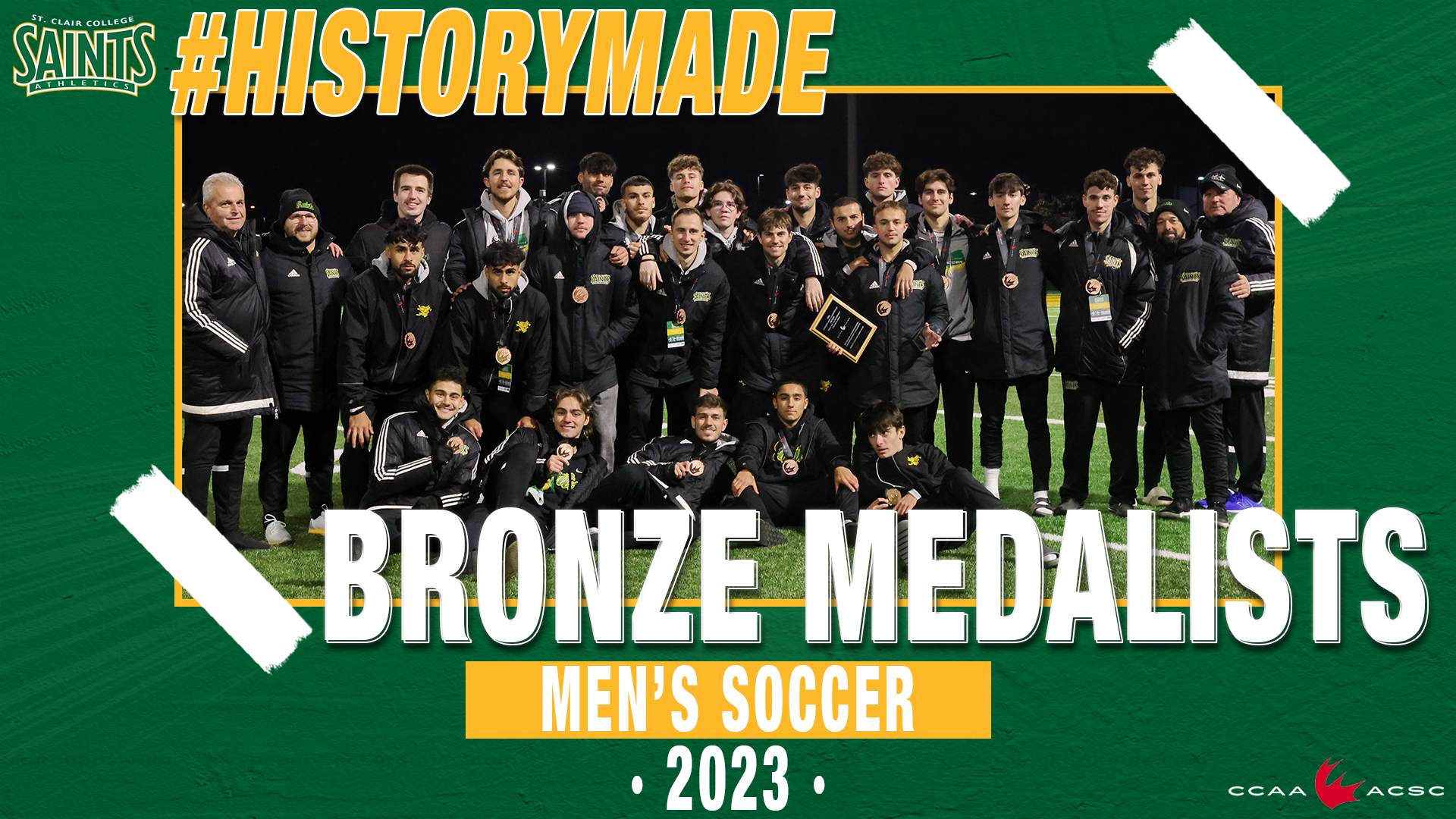 Men's Soccer Win First Ever National Medal