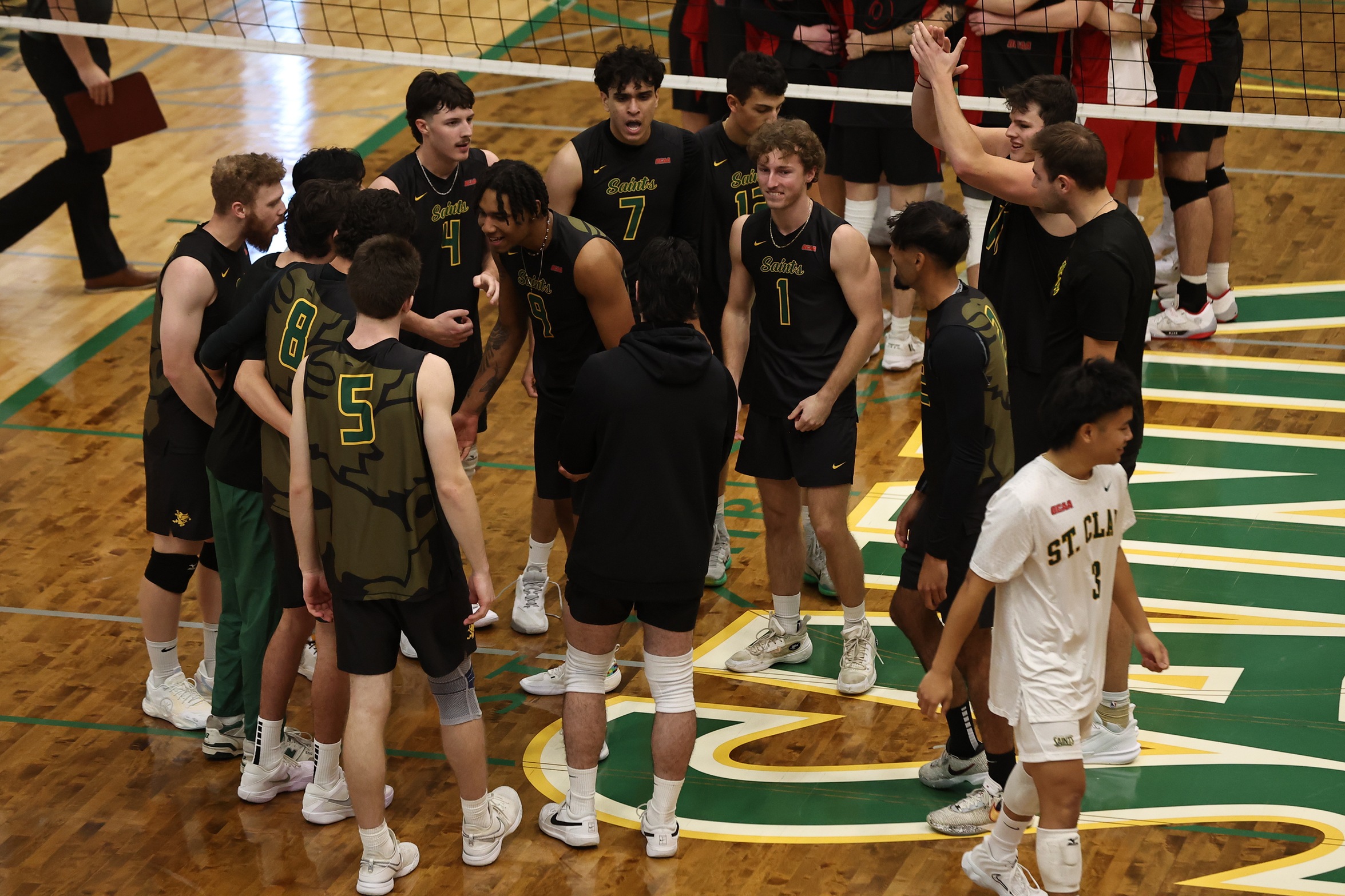 Huge Upset Playoff Win for Men's Volleyball
