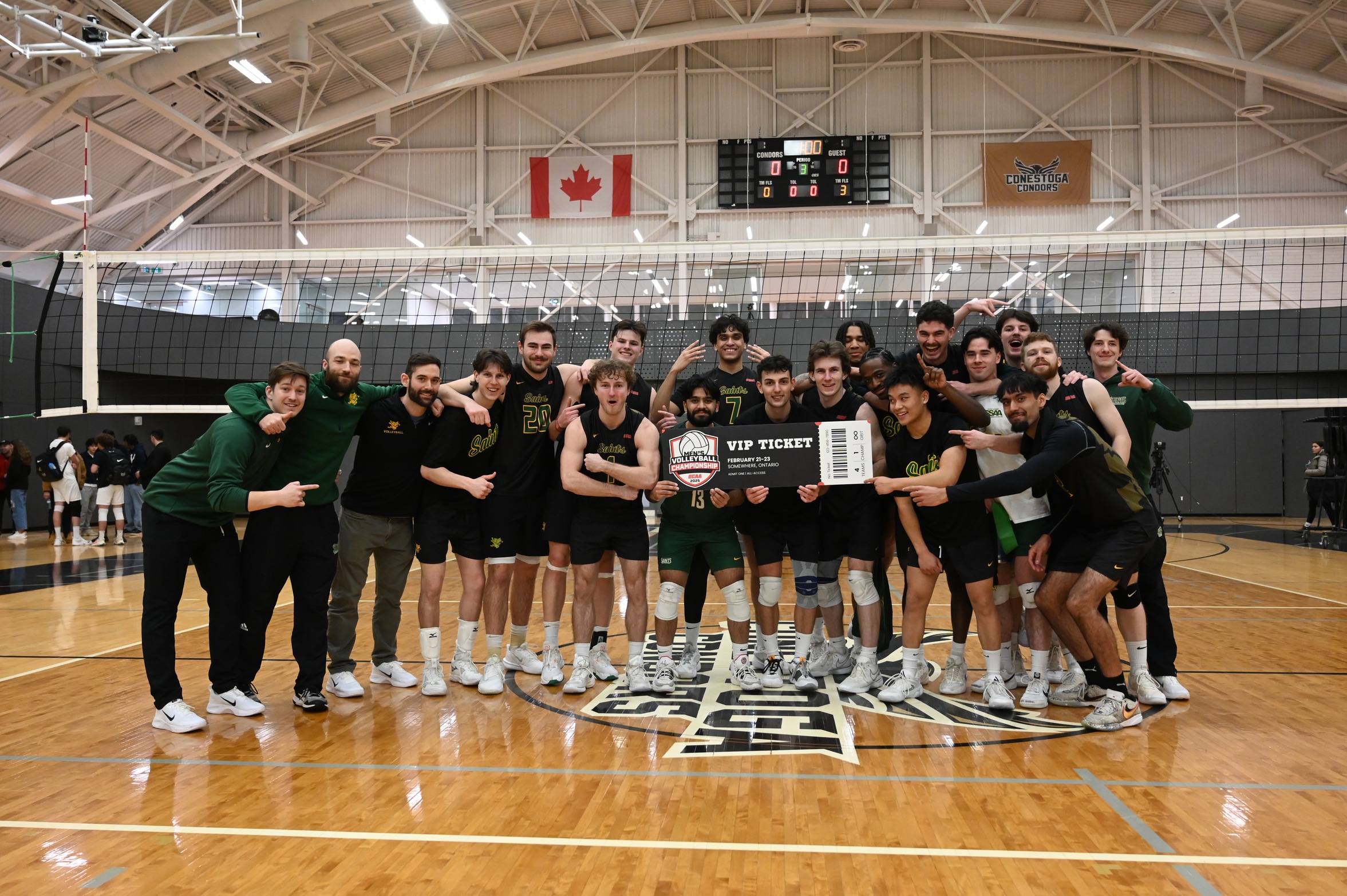 Men's Volleyball Off to Championship After Upset Win