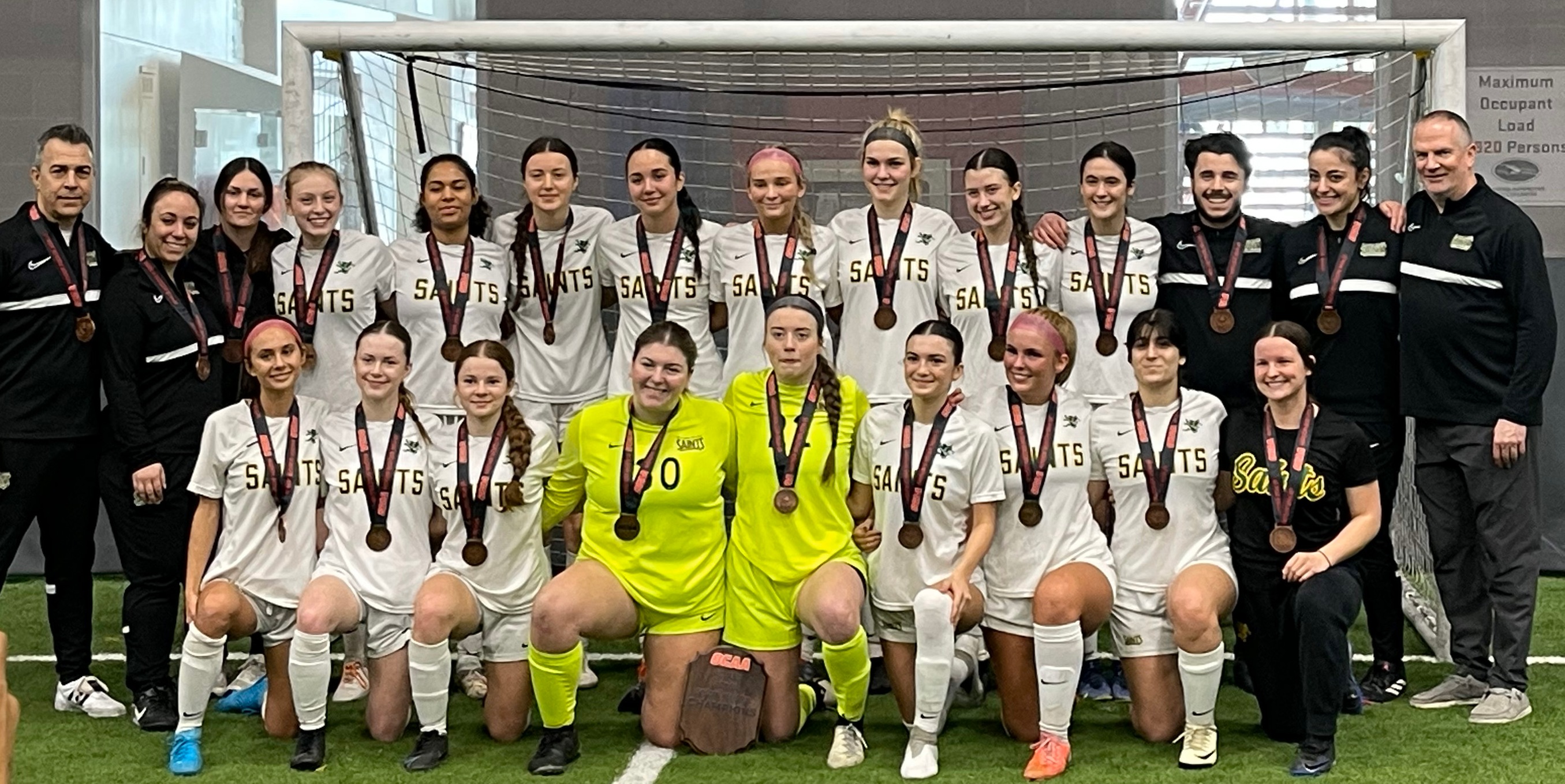 Women's Indoor Soccer Win Bronze