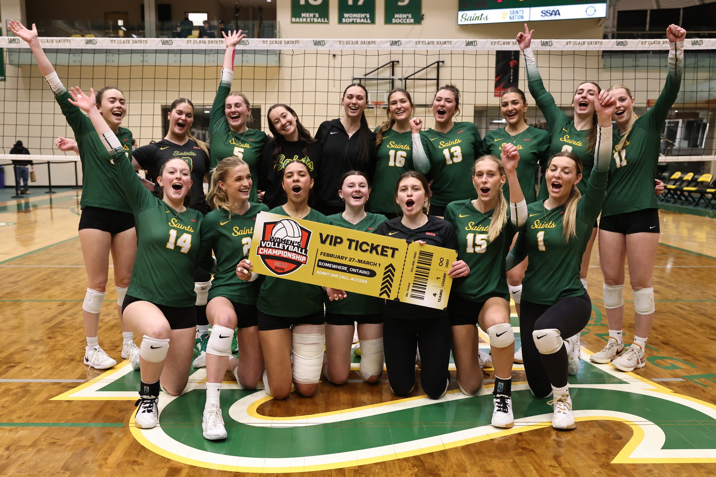 Women's Volleyball Advance to OCAA Championship